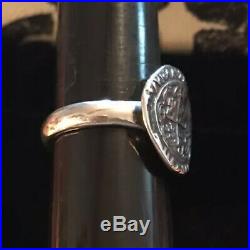 James Avery Pieces Of Eight Coin Ring Sterling Silver Size 8 Rare Retired
