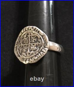 James Avery Pieces Of Eight Ring Sterling Silver Size 7.75 Retired Rare