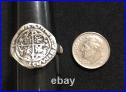 James Avery Pieces Of Eight Ring Sterling Silver Size 7.75 Retired Rare