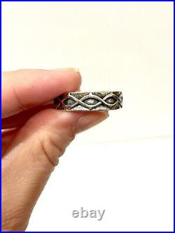 James Avery RETIRED Size 12.5 Sterling Silver Crown of Thorns Ring