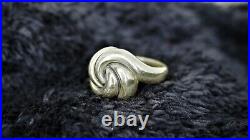 James Avery- RETIRED USA Sterling Silver Swirl Ring Size 8