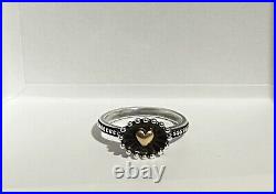 James Avery Radiant Heart Ring With Bronze Retired And Rare