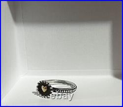 James Avery Radiant Heart Ring With Bronze Retired And Rare