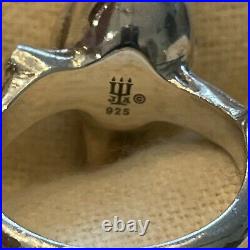 James Avery Rare Retired Bird On Branch Ring Silver Size 5.5