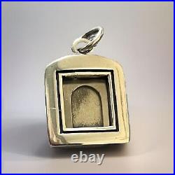 James Avery Rare Retired Sterling Silver Tiny Picture Frame Charm Uncut Loop 925