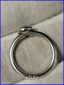 James Avery Remembrance Ring Size 5.5 April White Sapphire P6551