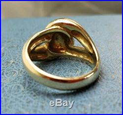 James Avery Retired 14k Cadena Love Ring Sz7. Heavy solid gold. Good condition
