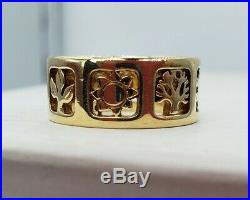 James Avery Retired 14k Four Seasons Ring Size 6 Excellent Condition