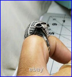 James Avery Retired 3D Armadillo Ring Size 5 worn for a week Mint Condition. 925