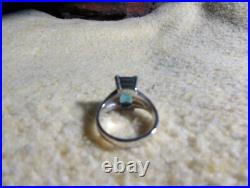 James Avery Retired 925 Sterling Silver Blue Topaz Bella Ring Size 6.5