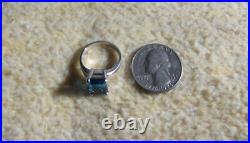 James Avery Retired 925 Sterling Silver Blue Topaz Bella Ring Size 6.5