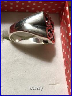 James Avery Retired 925 Sterling Silver Open Spring Butterfly Ring Size 9