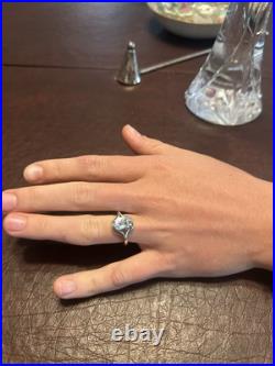 James Avery Retired Blue Topaz Adriana Sterling Silver Ring Size 5 1502125