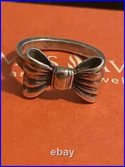 James Avery Retired Bow ring size 5
