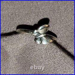 James Avery Retired Butterfly sterling silver Ring Size 6