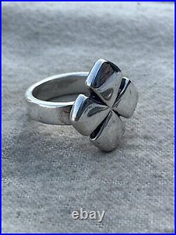 James Avery Retired Coptic Cross Ring Heavy Reflective Smooth Size 6.5