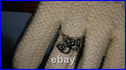 James Avery Retired Dangle Ring Theatrical Charm Size 6.5 Face Drama Comedy Play