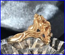 James Avery Retired Dogwood 14k Diamond Ring