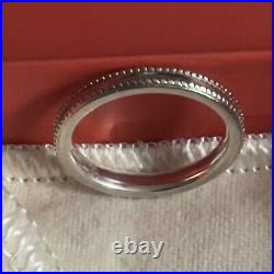 James Avery Retired Double Beaded Band Ring/Size-7