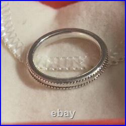 James Avery Retired Double Beaded Band Ring/Size-7