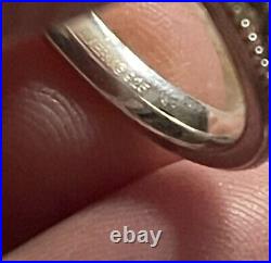 James Avery Retired Double Beaded Band Ring/Size-7