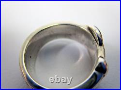 James Avery Retired Floral Belt & Buckle Sterling Silver Ring. 925 Jewelry