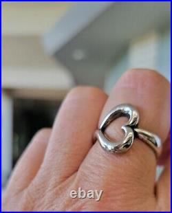 James Avery Retired Heart Ring Size 9 PRETTY! Comes in JA Box