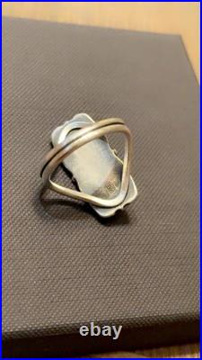 James Avery Retired Heirloom Bronze and Silver Ring Size 8