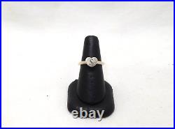 James Avery Retired Initial (s) Heart Sterling Silver Ring Size 6.5