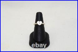 James Avery Retired Initial (s) Heart Sterling Silver Ring Size 6.5