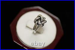 James Avery Retired Knot Ring Sterling Silver Great Condition