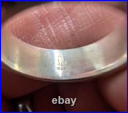James Avery Retired Koi Band Unisex Cloud Whimsical Ring Size 8.5