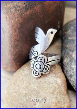 James Avery Retired La Paloma Bird Wrap Ring Size 6