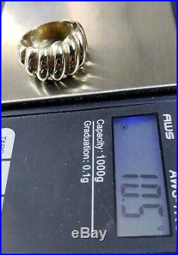 James Avery Retired Larger Version 14k Shrimp Ring Sz7.75 Mint Condition, Fun