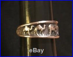 James Avery Retired Noahs Ark Ring Sterling Silver Size 8.5