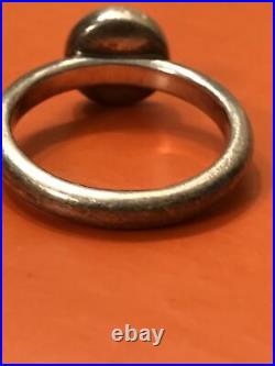 James Avery Retired Peace Sign Ring Rare Ring Size 6