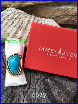 James Avery Retired Puerto De Luna Sterling Silver and Bronze Ring 8 HTF L@@K