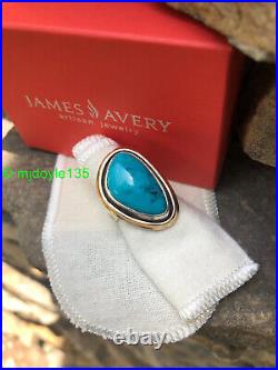 James Avery Retired Puerto De Luna Sterling Silver and Bronze Ring 8 HTF L@@K