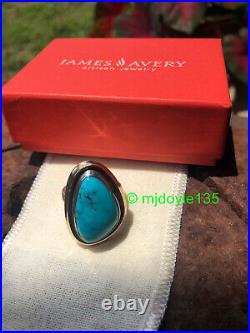 James Avery Retired Puerto De Luna Sterling Silver and Bronze Ring 8 HTF L@@K