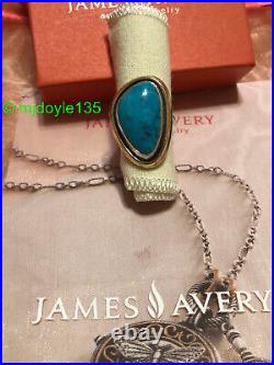 James Avery Retired Puerto De Luna Sterling Silver and Bronze Ring 8 HTF L@@K