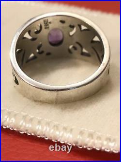 James Avery Retired Purple Amethyst Vines Ring Size 9 BEAUTIFUL