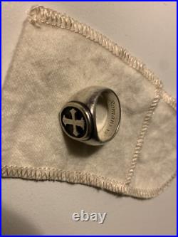 James Avery Retired Raised Fleuree Cross Ring Size 9 James Avery Retired Raised Fleuree Cross Ring Size 9