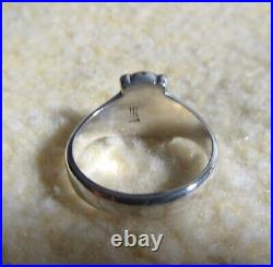 James Avery Retired Rare 925 Sterling Silver Teddy Bear Ring Size 6.0