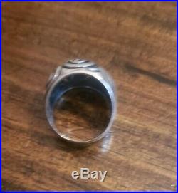 James Avery Retired Rare hard to find Large Scroll Dome Ring Size 7.5