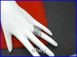 James Avery Retired Ring Band Modernist Rare Jewelry Solid 925 Sterling Silver