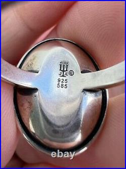 James Avery Retired Scrolled Fleuree Ring Size 9