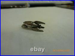 James Avery Retired Shoot For The Stars Charm Rocket Ship Uncut Jump Ring