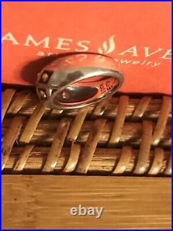 James Avery Retired Silver And 14k Gold Spanish Lattice Ring Size 5.5
