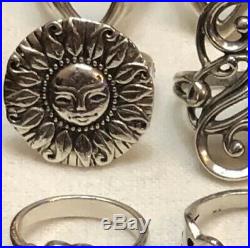 James Avery Retired Silver MY SUNSHINE RING Size 7