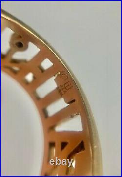James Avery Retired Size 10 Yellow 14 Kt Gold LOVE FAITH HOPE Ring